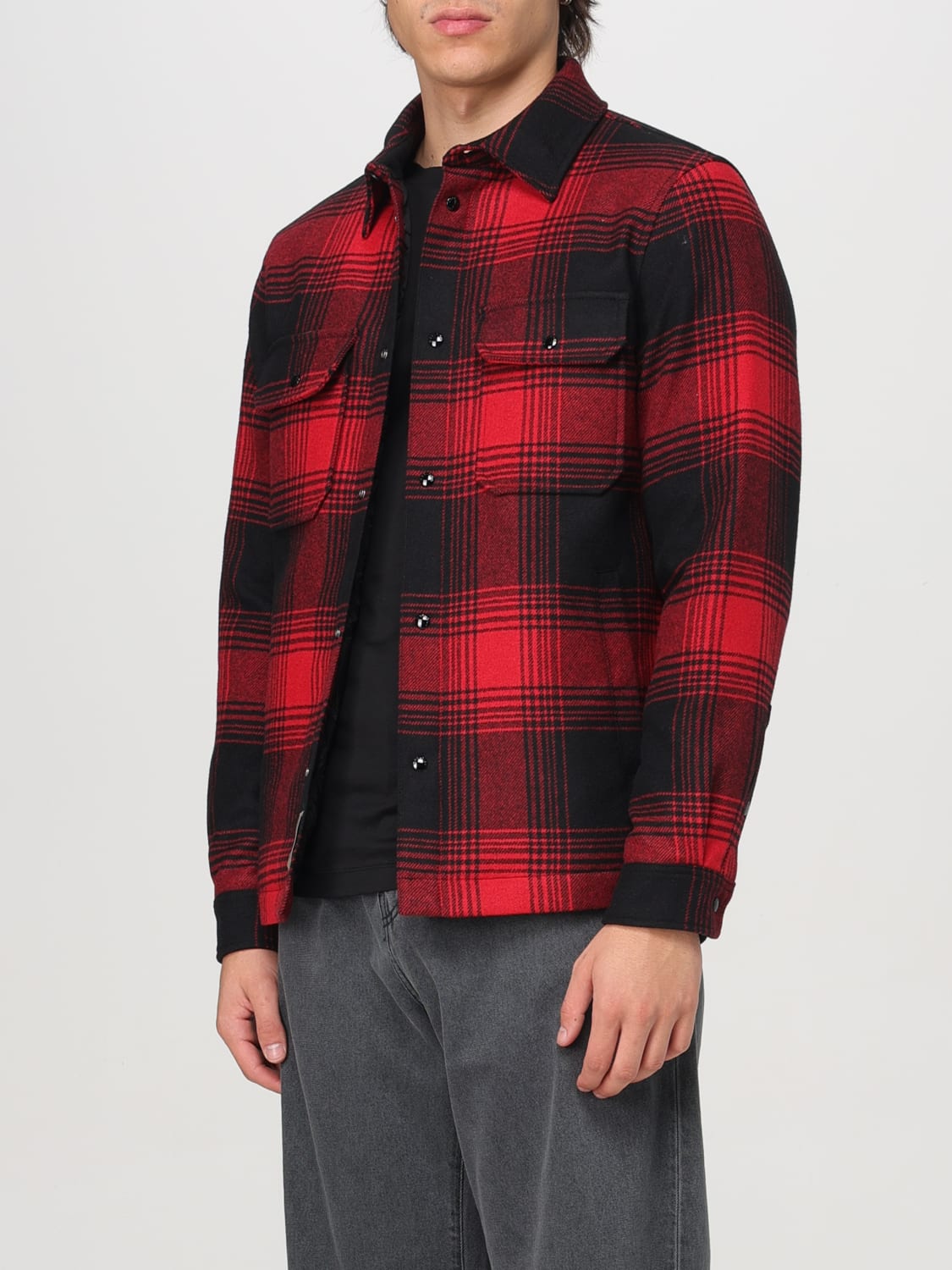 WOOLRICH SHIRT: Shirt men Woolrich, Red - Img 3