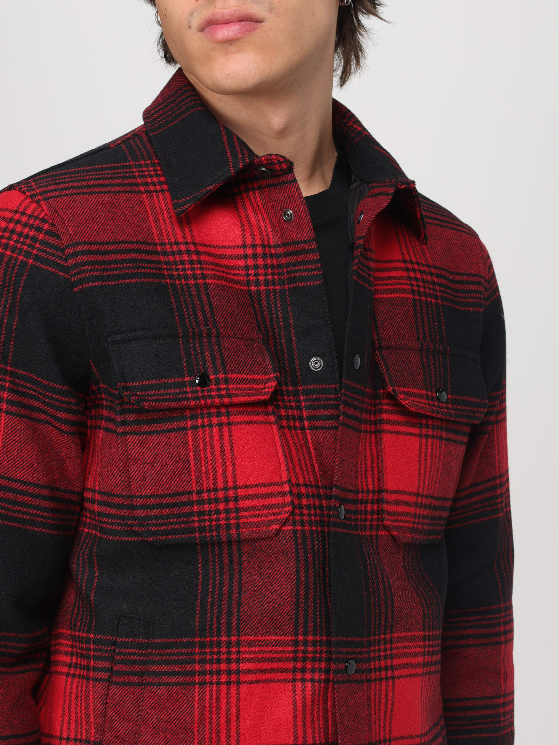 WOOLRICH SHIRT: Shirt men Woolrich, Red - Img 4