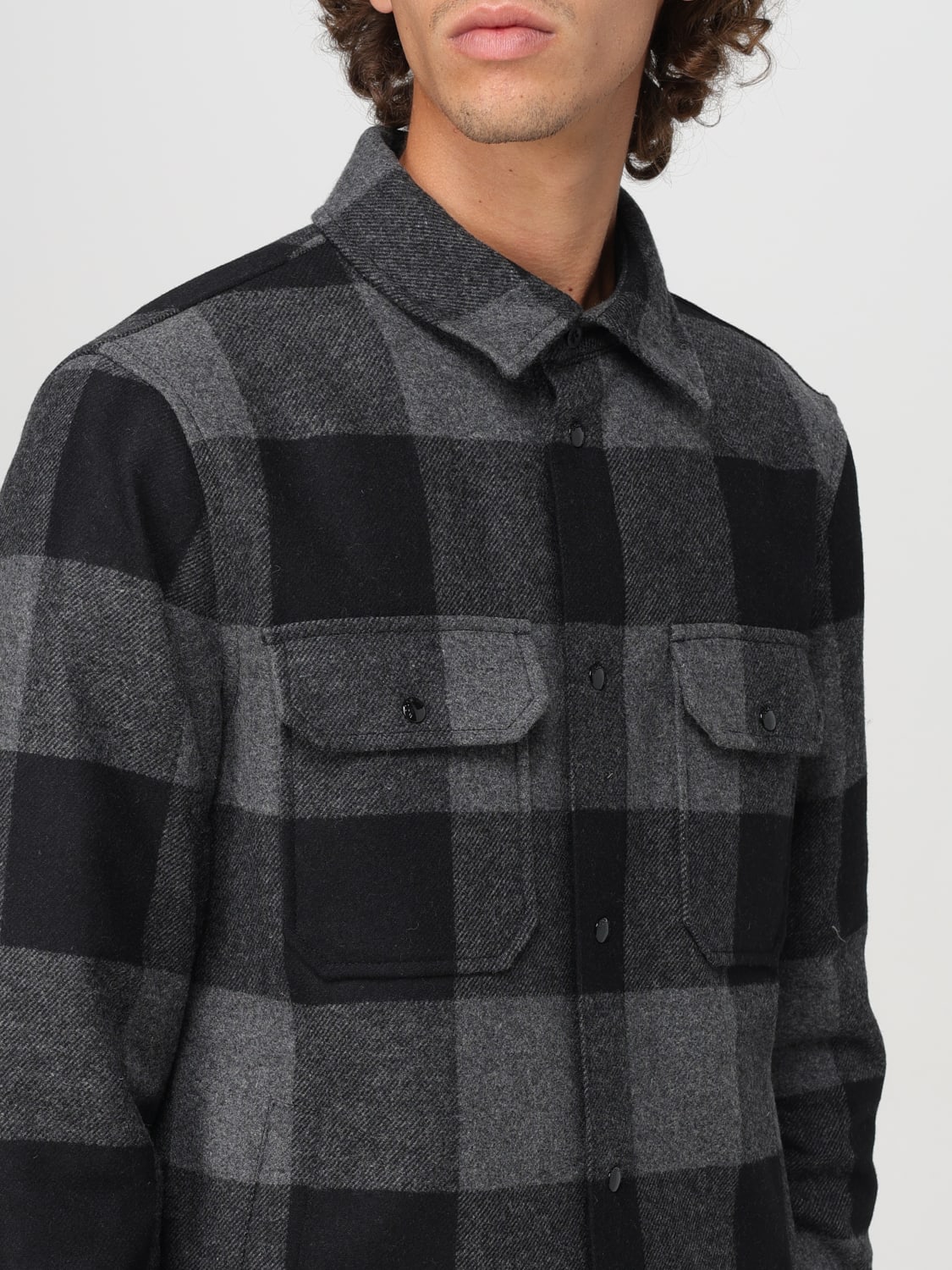 WOOLRICH SHIRT: Shirt men Woolrich, Grey - Img 3