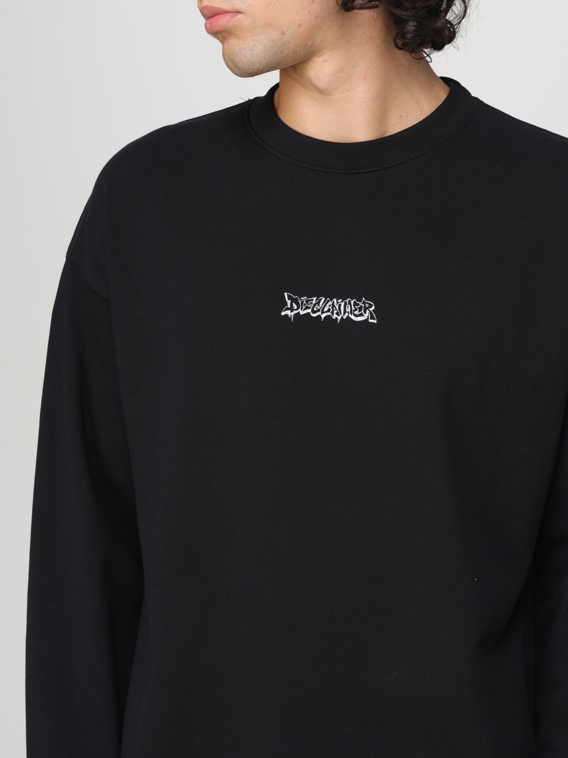 DISCLAIMER SWEATSHIRT: Sweatshirt herren Disclaimer, Schwarz - Img 3