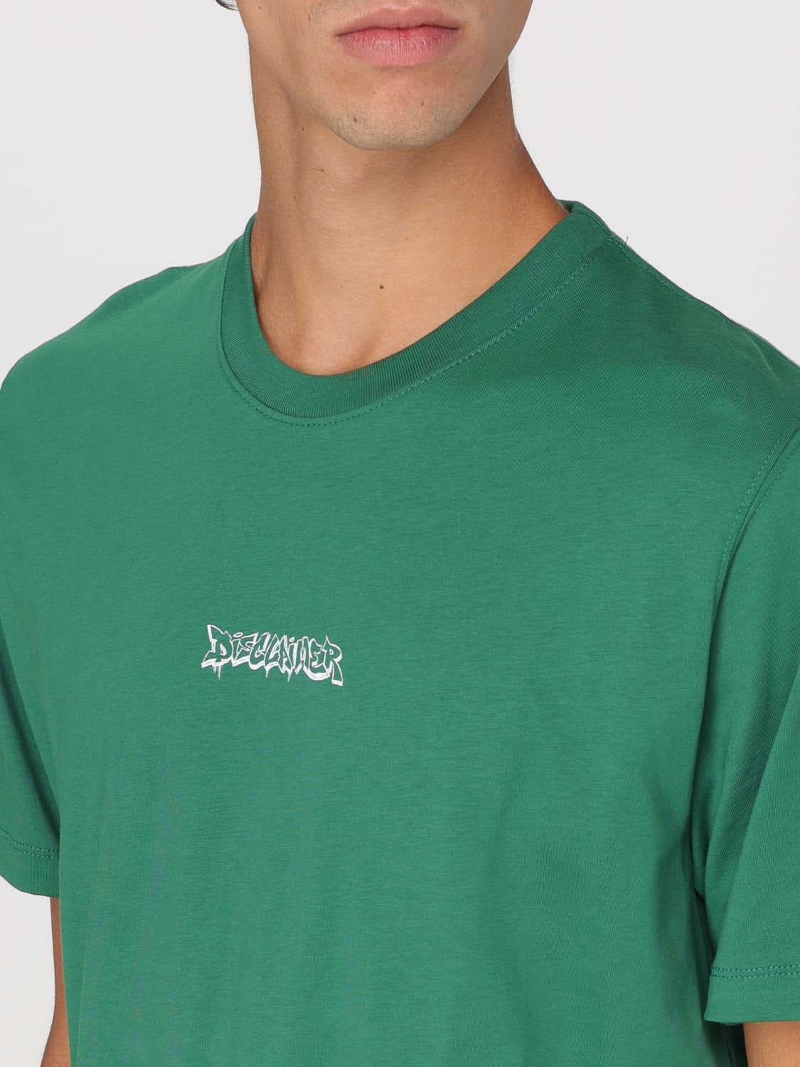 DISCLAIMER T-SHIRT: T-shirt men Disclaimer, Green - Img 3