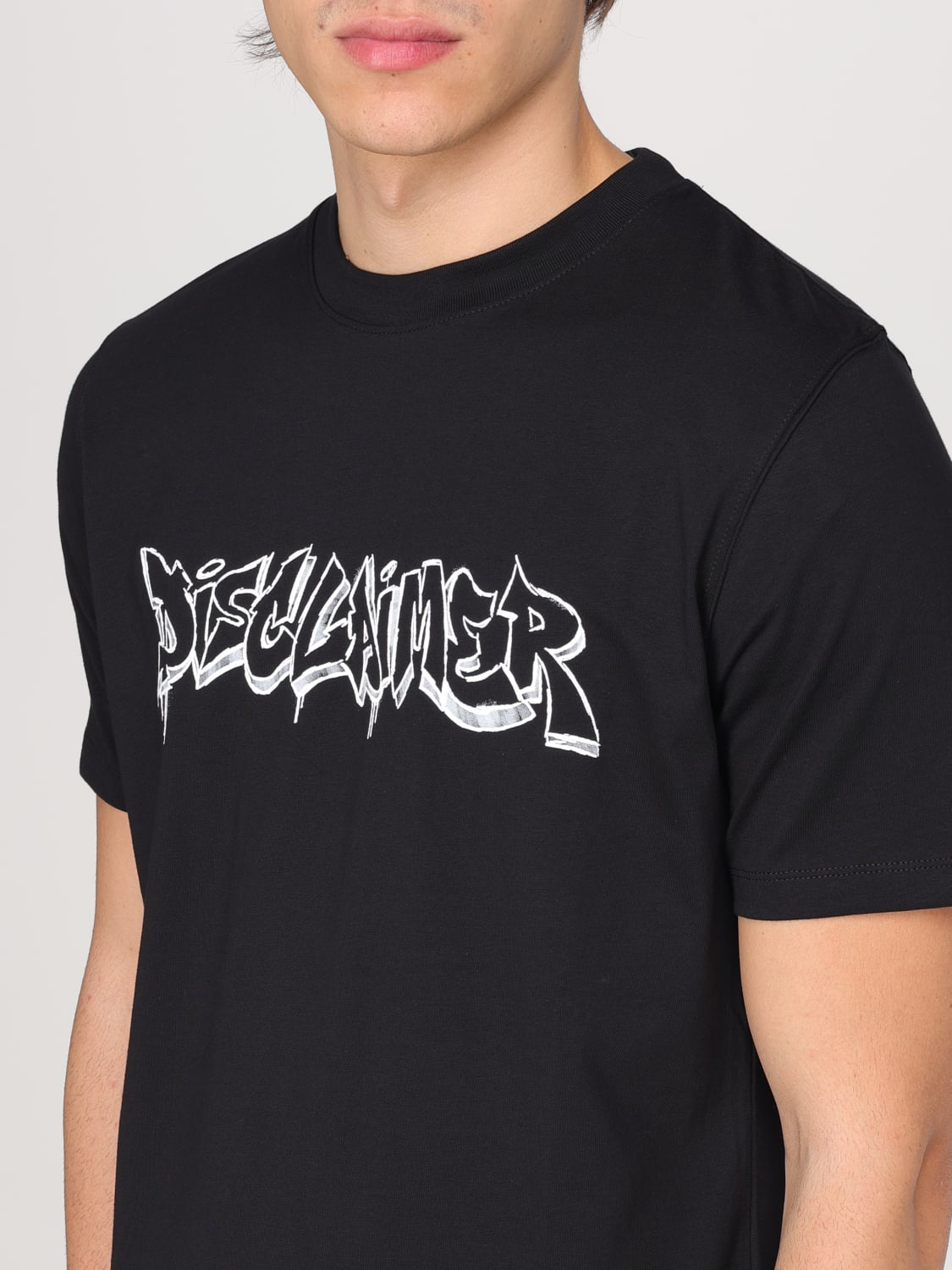 DISCLAIMER T-SHIRT: T-shirt herren Disclaimer, Schwarz - Img 3