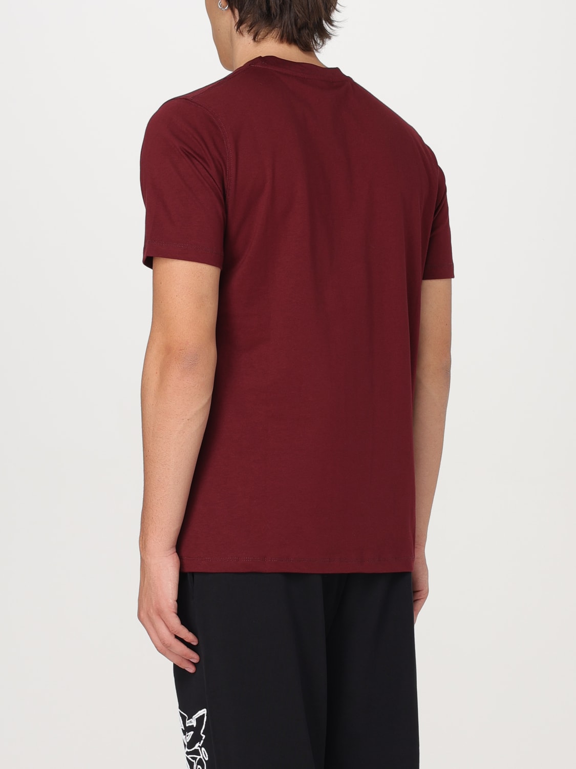 DISCLAIMER T-SHIRT: T-shirt men Disclaimer, Burgundy - Img 2