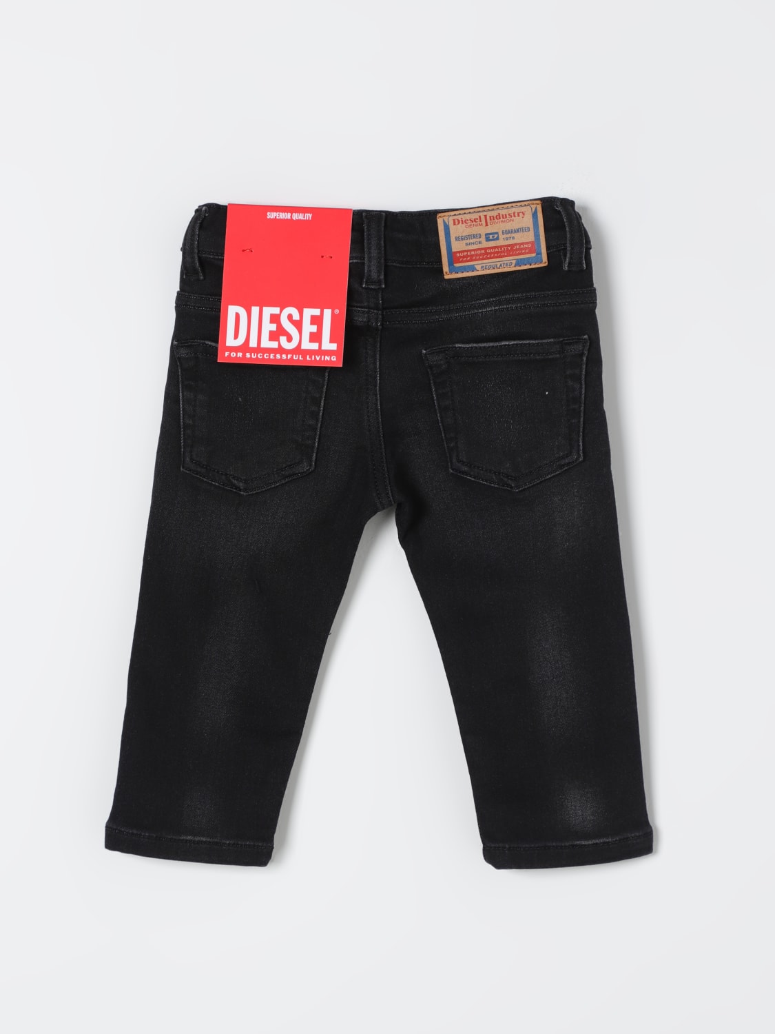 DIESEL 牛仔裤: 牛仔裤 儿童 Diesel, 黑色 - Img 2