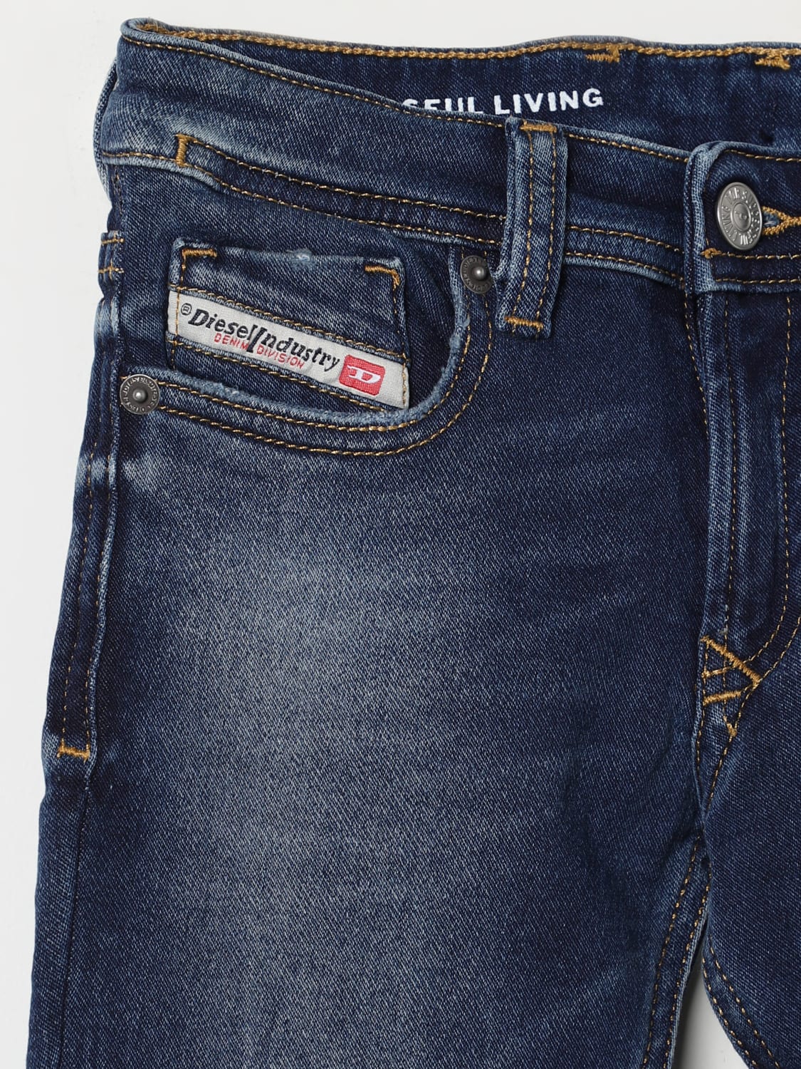 DIESEL JEANS: Jeans kinder Diesel, Denim - Img 3