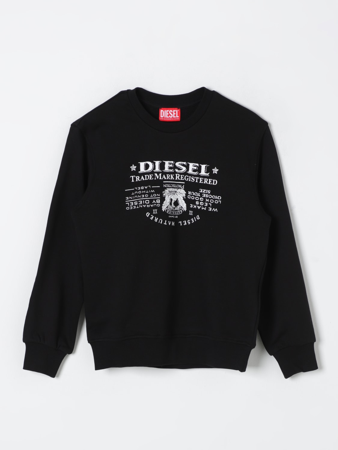 DIESEL 스웨터: 스웨터 남아 Diesel, 블랙 - Img 1