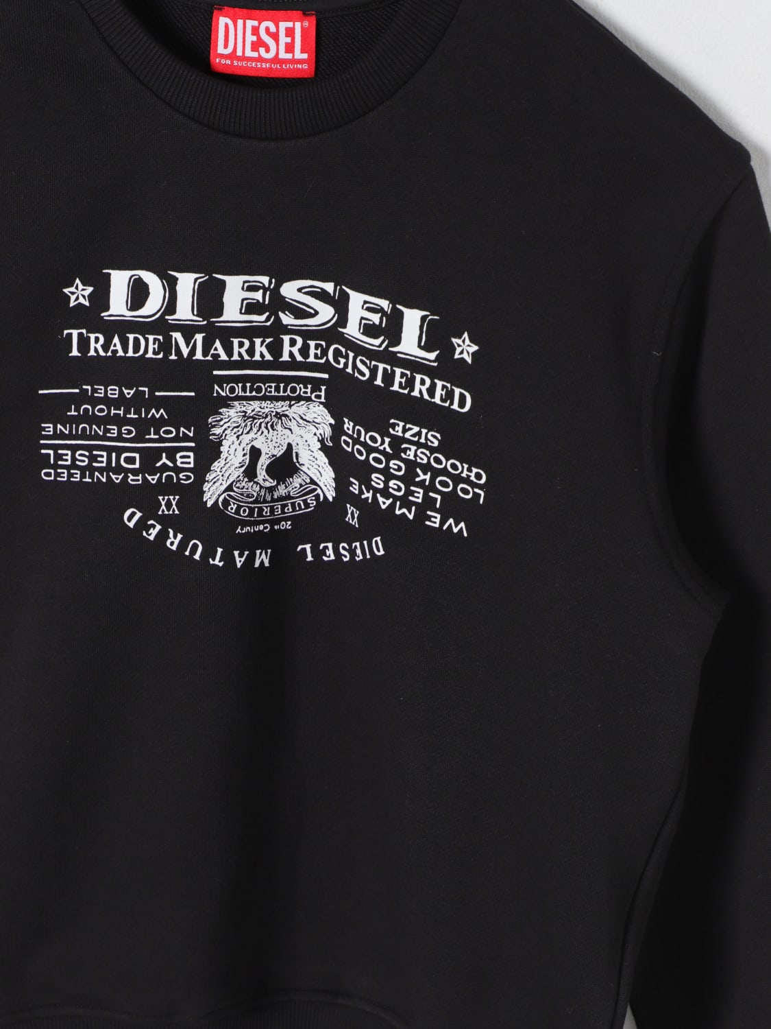 DIESEL 스웨터: 스웨터 남아 Diesel, 블랙 - Img 3