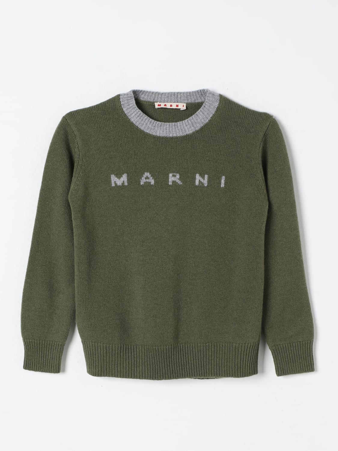 MARNI SWEATER: Sweater kids Marni, Green - Img 1