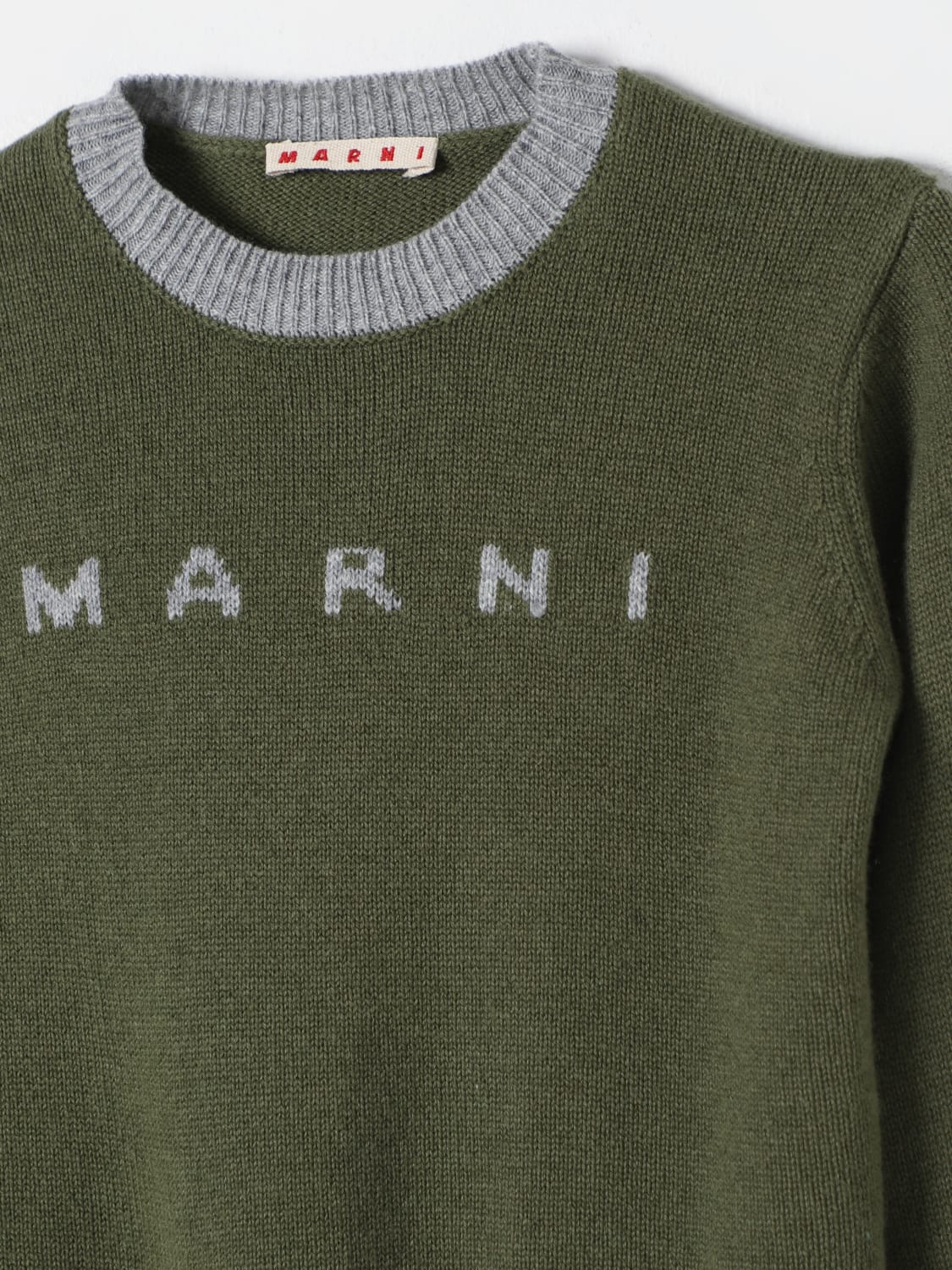 MARNI SWEATER: Sweater kids Marni, Green - Img 3