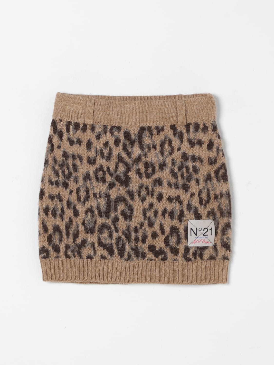 N° 21 GONNA: Gonna animalier N° 21, Beige - Img 1