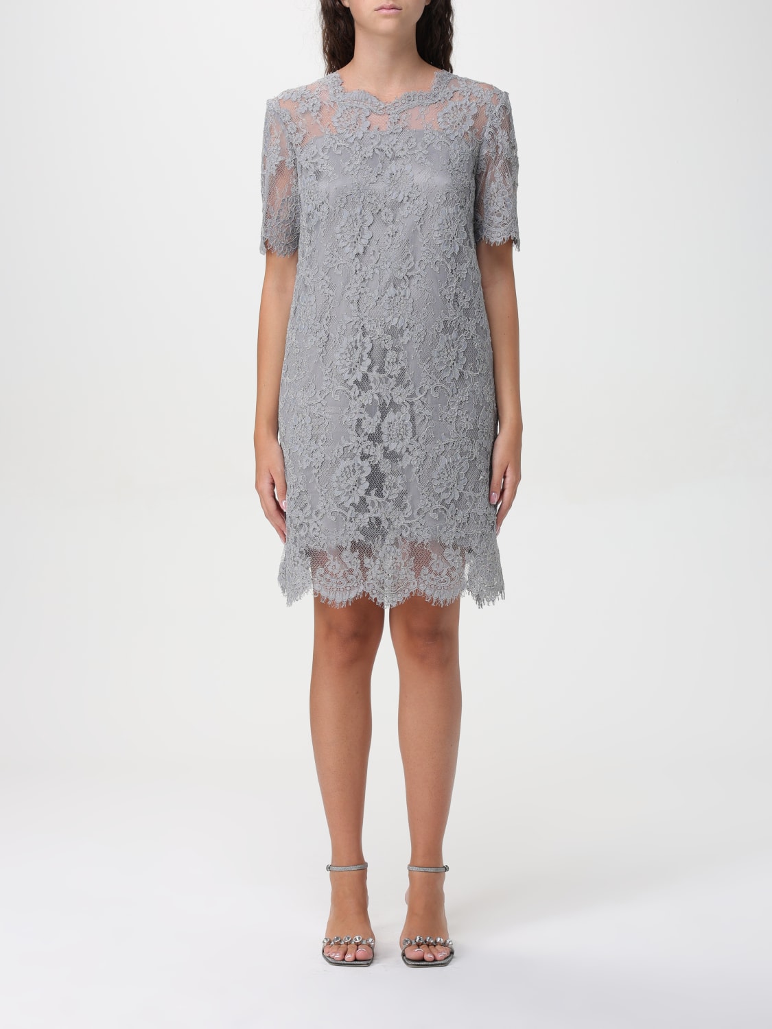 ERMANNO SCERVINO DRESS: Dress woman Ermanno Scervino, Grey - Img 1