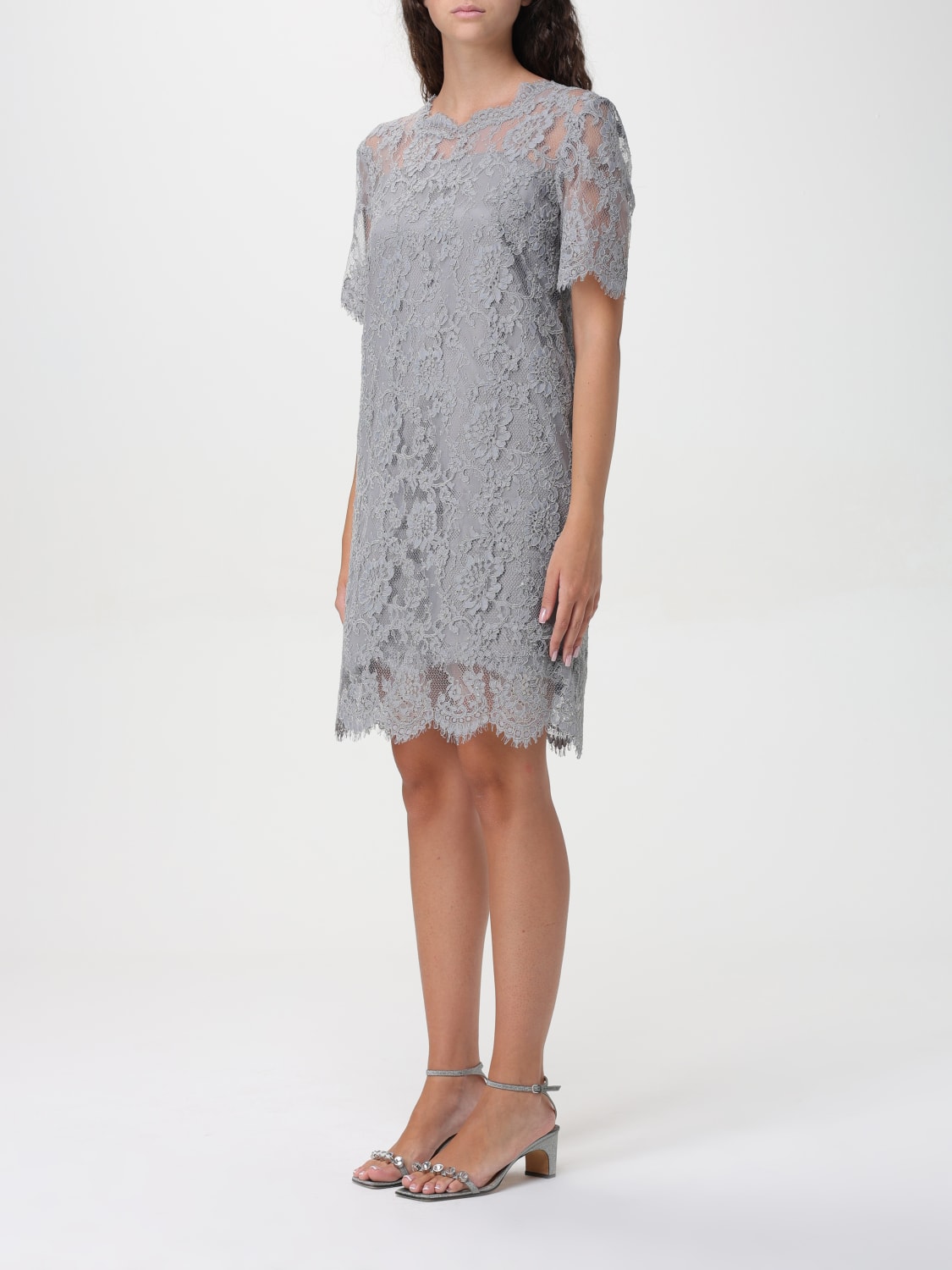 ERMANNO SCERVINO DRESS: Dress woman Ermanno Scervino, Grey - Img 3