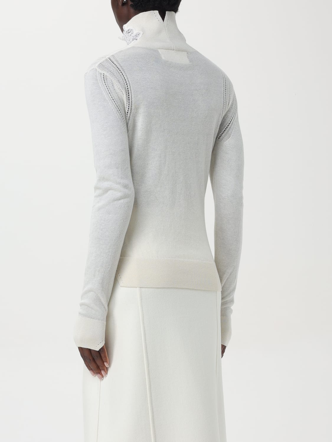 ERMANNO SCERVINO: Sweater woman - Ice | Ermanno Scervino