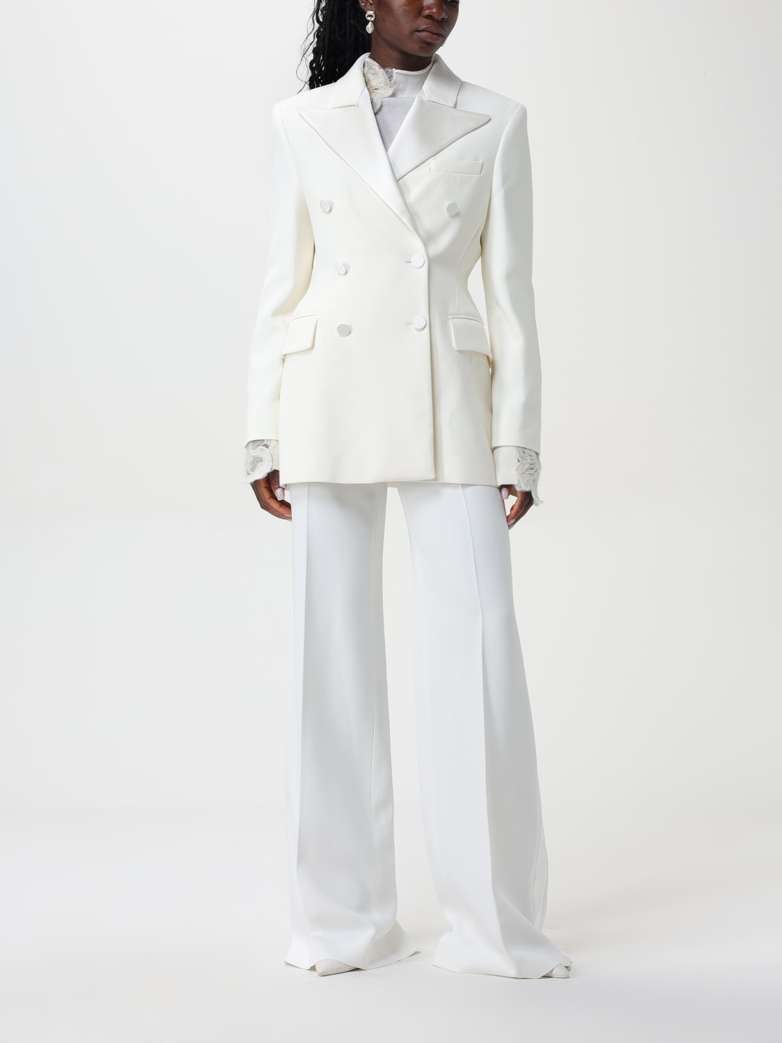 Ermanno Scervino Outlet: Blazer woman - White | Ermanno