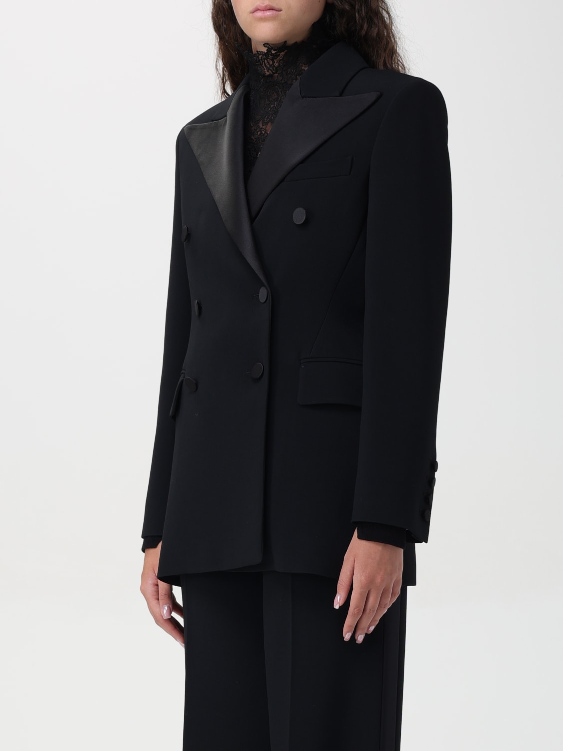 ERMANNO SCERVINO BLAZER: Blazer woman Ermanno Scervino, Black - Img 4