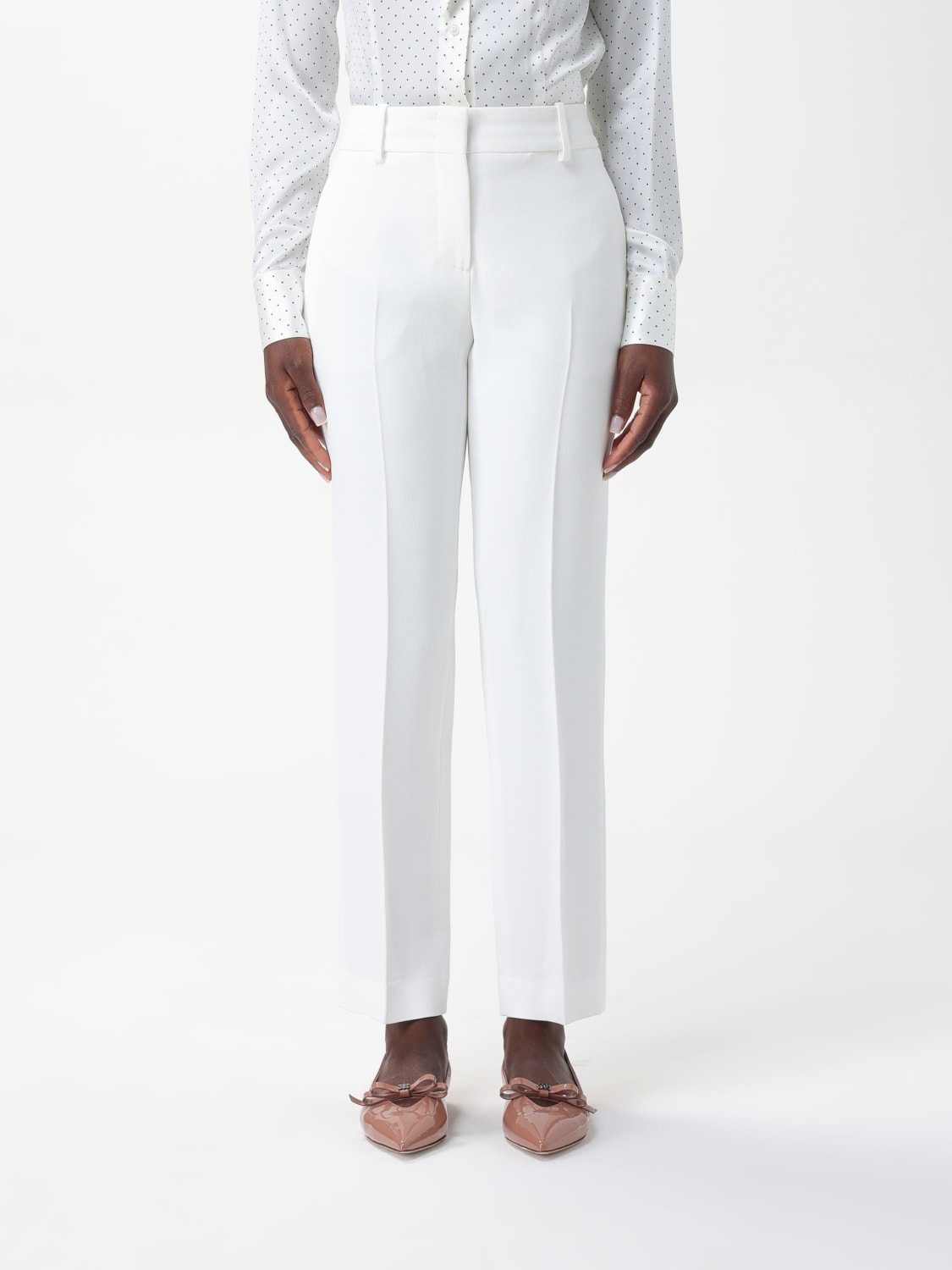 ERMANNO SCERVINO PANTS: Pants woman Ermanno Scervino, White - Img 1