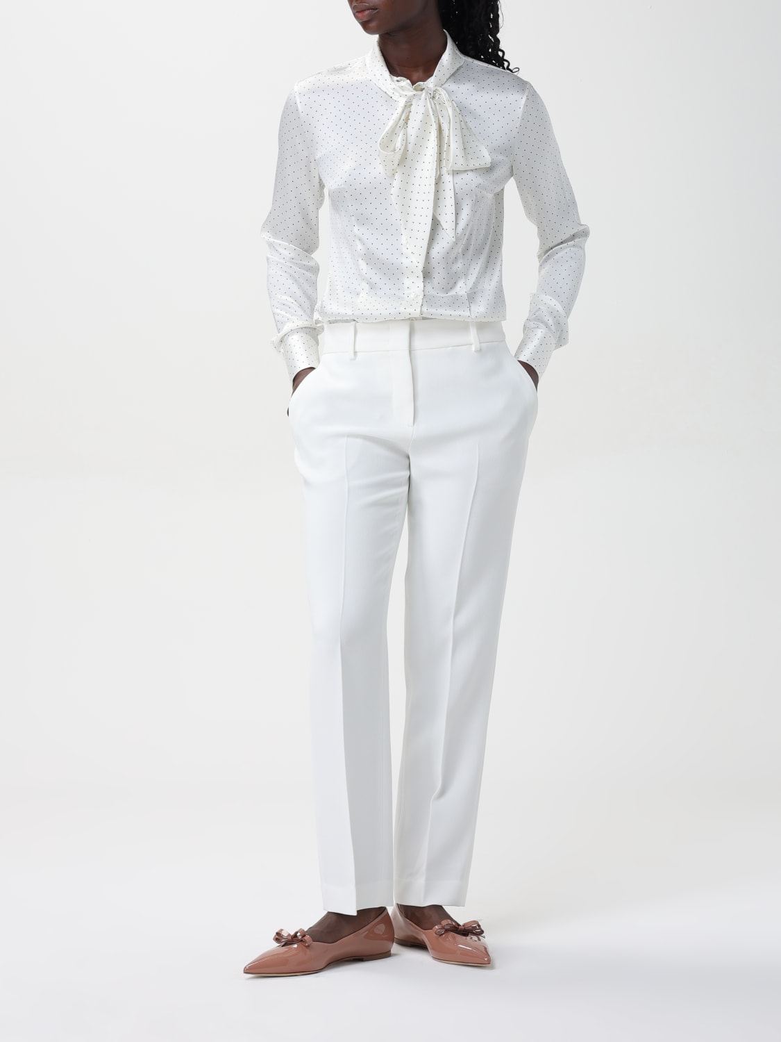 ERMANNO SCERVINO PANTS: Pants woman Ermanno Scervino, White - Img 2