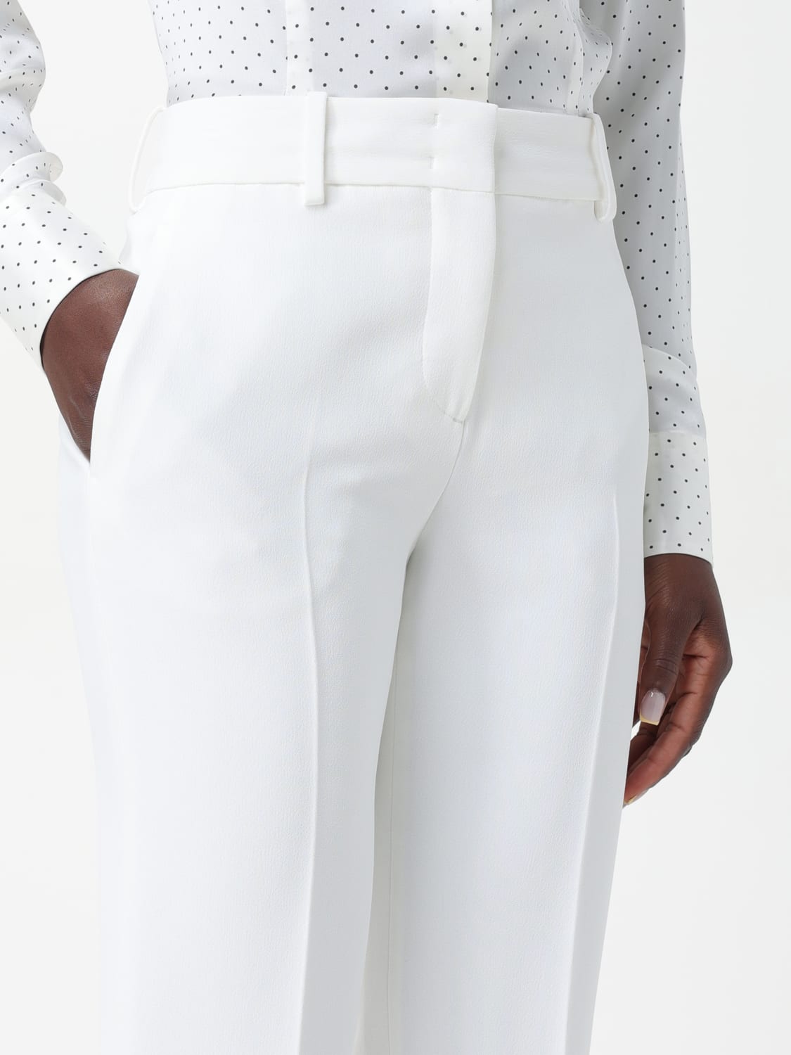 ERMANNO SCERVINO PANTS: Pants woman Ermanno Scervino, White - Img 5