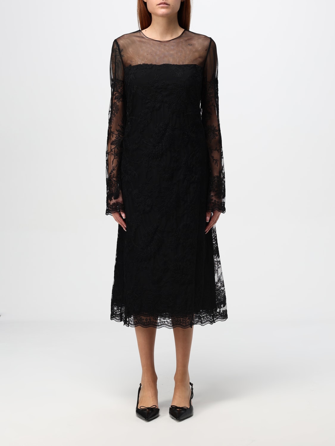 ERMANNO SCERVINO DRESS: Dress woman Ermanno Scervino, Black - Img 1