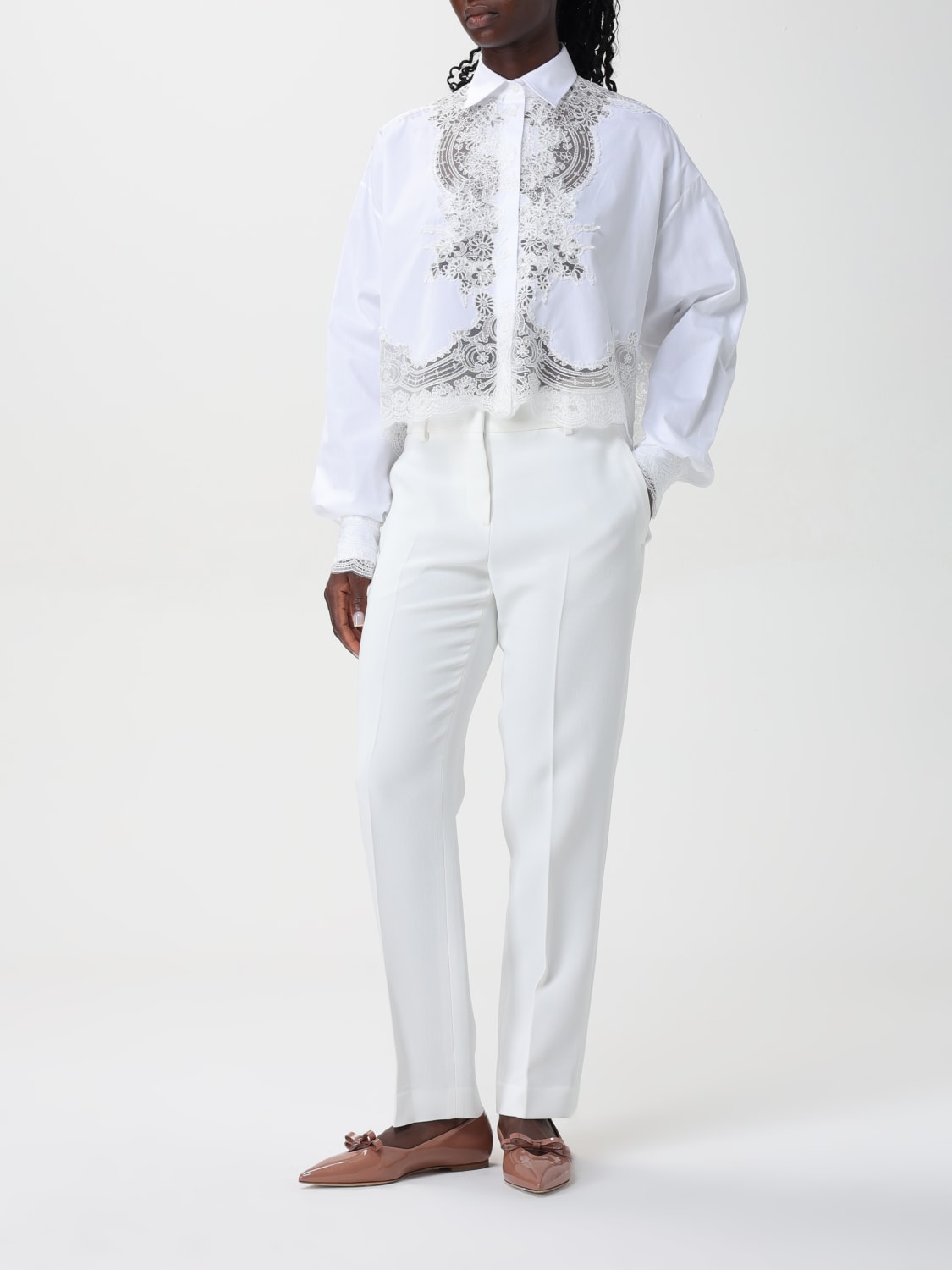 ERMANNO SCERVINO SHIRT: Shirt woman Ermanno Scervino, White - Img 2