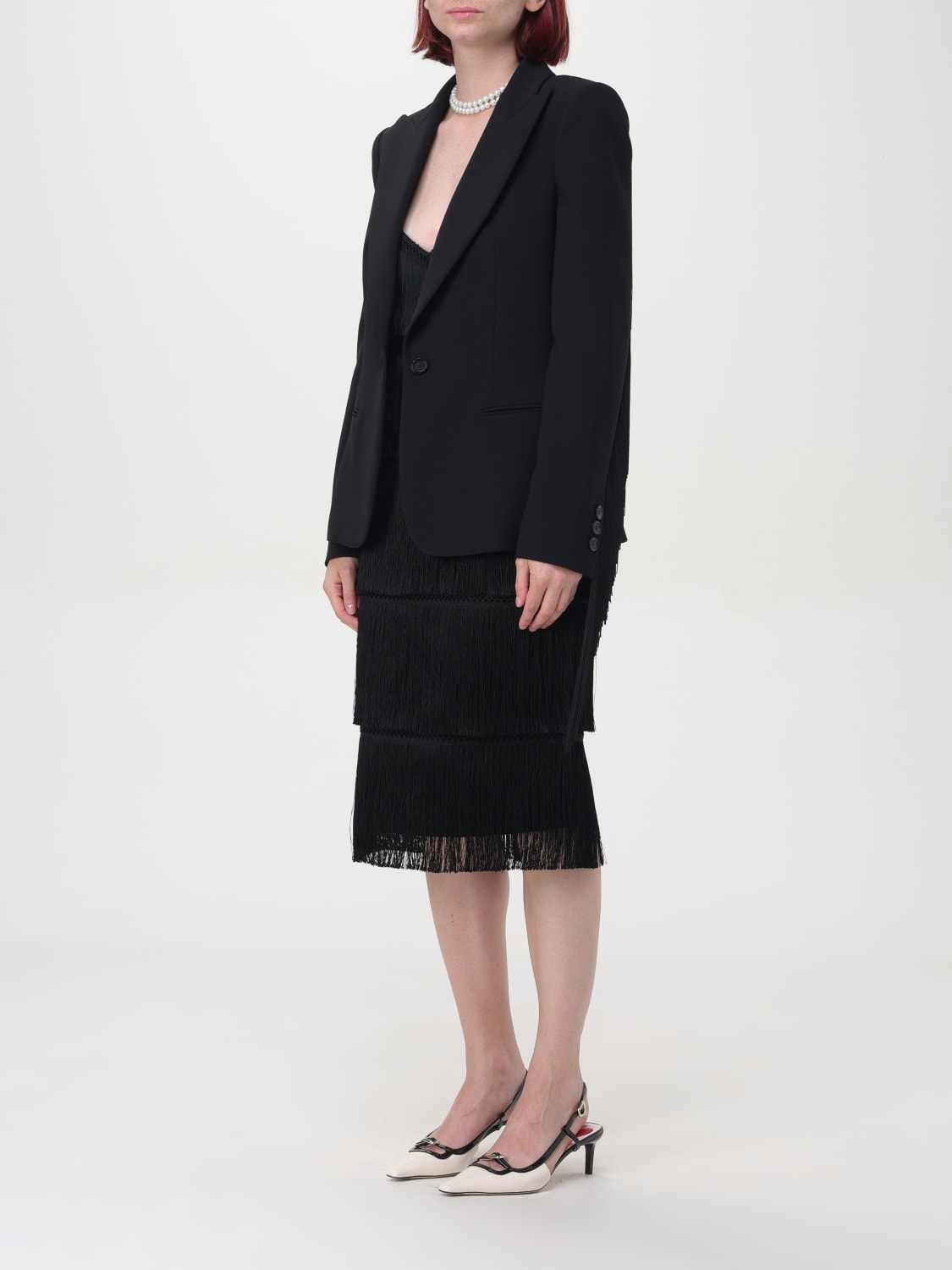 MOSCHINO COUTURE BLAZER: Blazer femme Moschino Couture, Noir - Img 4