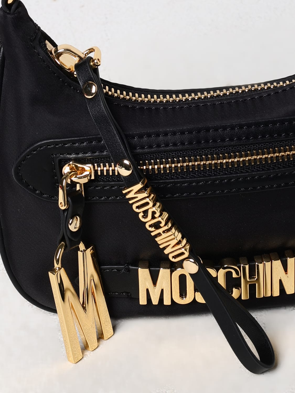 MOSCHINO COUTURE MINI SAC À MAIN: Sac porté épaule femme Moschino Couture, Noir - Img 4