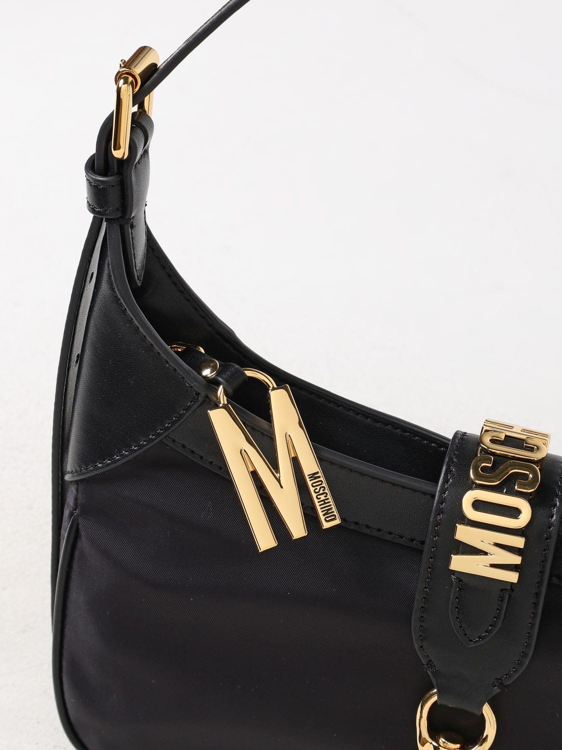 MOSCHINO COUTURE SHOULDER BAG: Shoulder bag woman Moschino Couture, Black - Img 3