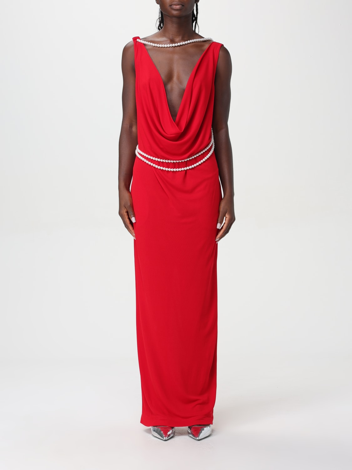 MOSCHINO COUTURE ROBES: Robes femme Moschino Couture, Rouge - Img 1