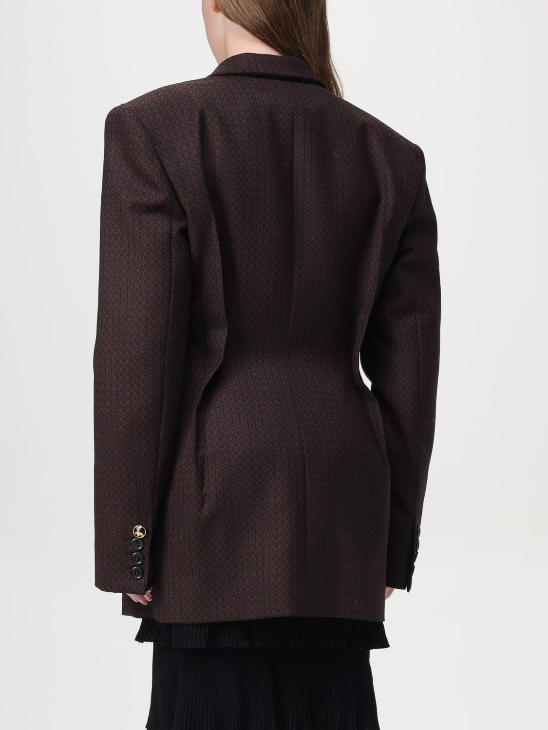 MOSCHINO COUTURE BLAZER: Blazer femme Moschino Couture, Marron - Img 3