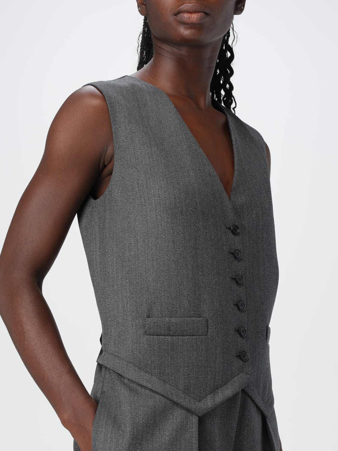 MOSCHINO COUTURE SUIT SEPARATE: Dress woman Moschino Couture, Charcoal - Img 5