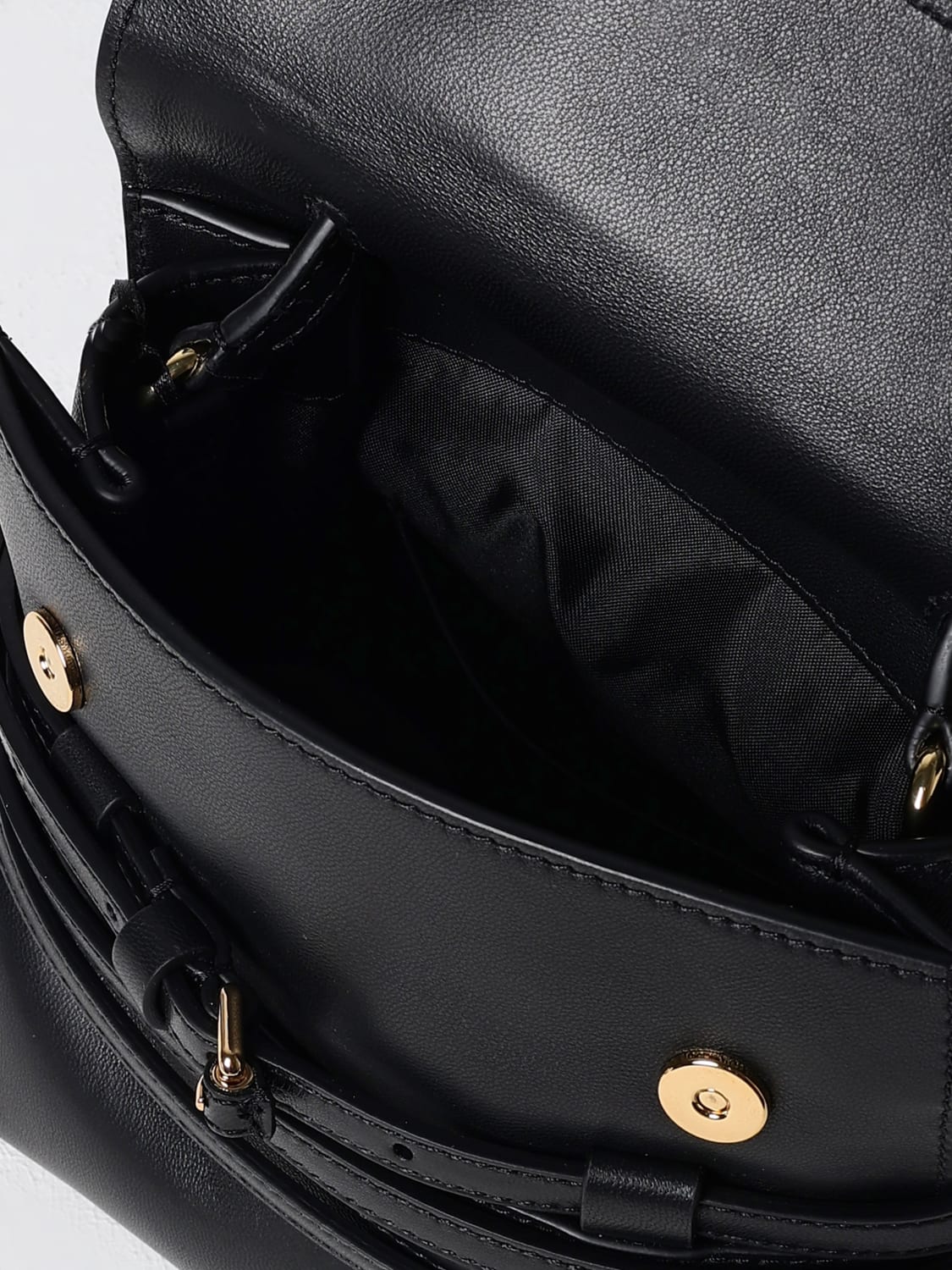 MOSCHINO COUTURE BORSA MINI: Borsa Moschino Couture in pelle , Nero - Img 5