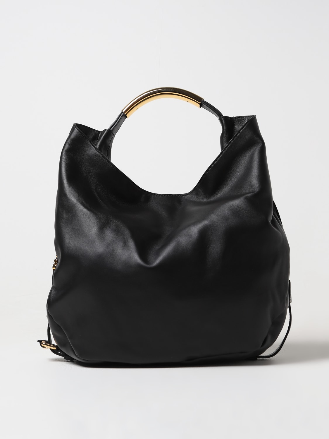 MOSCHINO COUTURE BORSA A MANO: Borsa Moschino Couture in pelle , Nero - Img 1