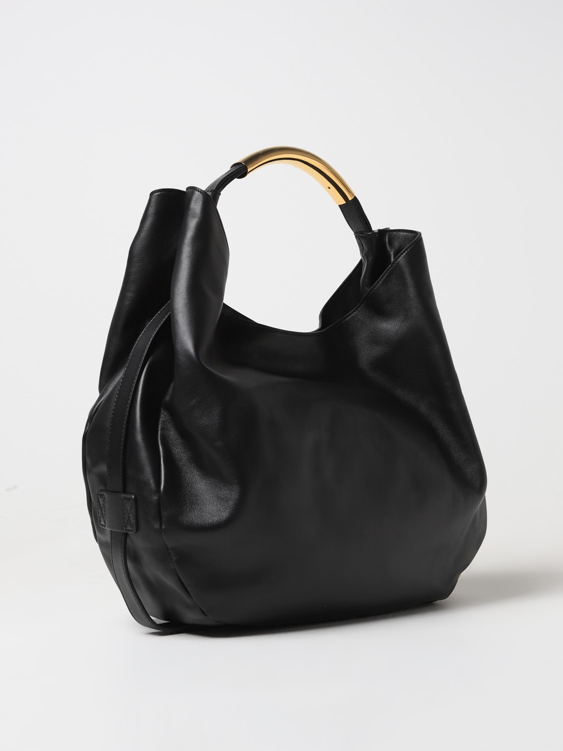 MOSCHINO COUTURE BORSA A MANO: Borsa Moschino Couture in pelle , Nero - Img 2