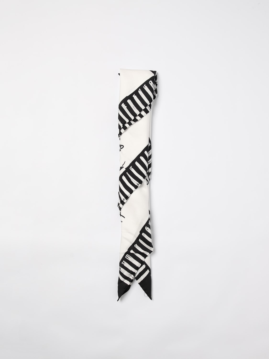 MOSCHINO COUTURE NECK SCARF: Neck scarf woman Moschino Couture, White - Img 1