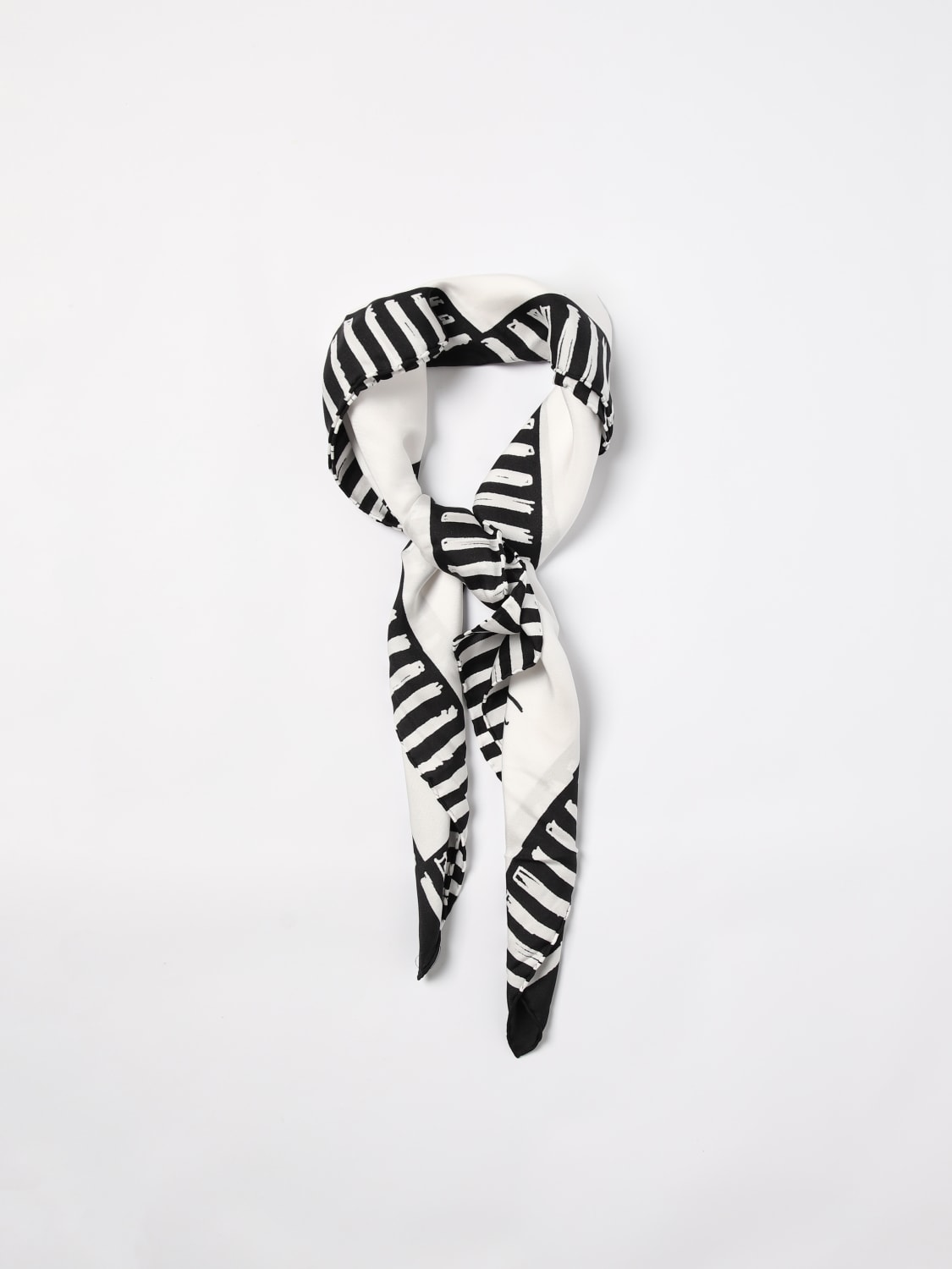 MOSCHINO COUTURE NECK SCARF: Neck scarf woman Moschino Couture, White - Img 2