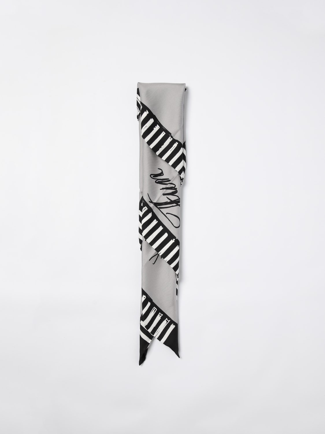 MOSCHINO COUTURE NECK SCARF: Neck scarf woman Moschino Couture, Grey - Img 1