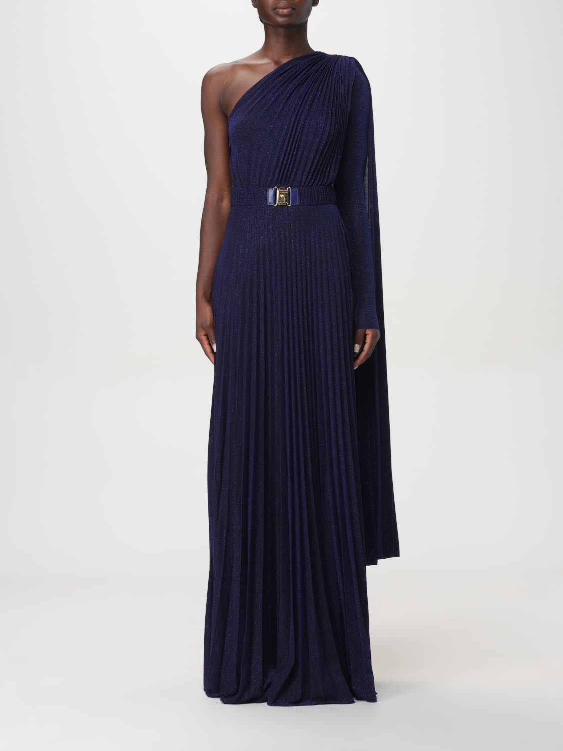 ELISABETTA FRANCHI DRESS: Dress woman Elisabetta Franchi, Navy - Img 1