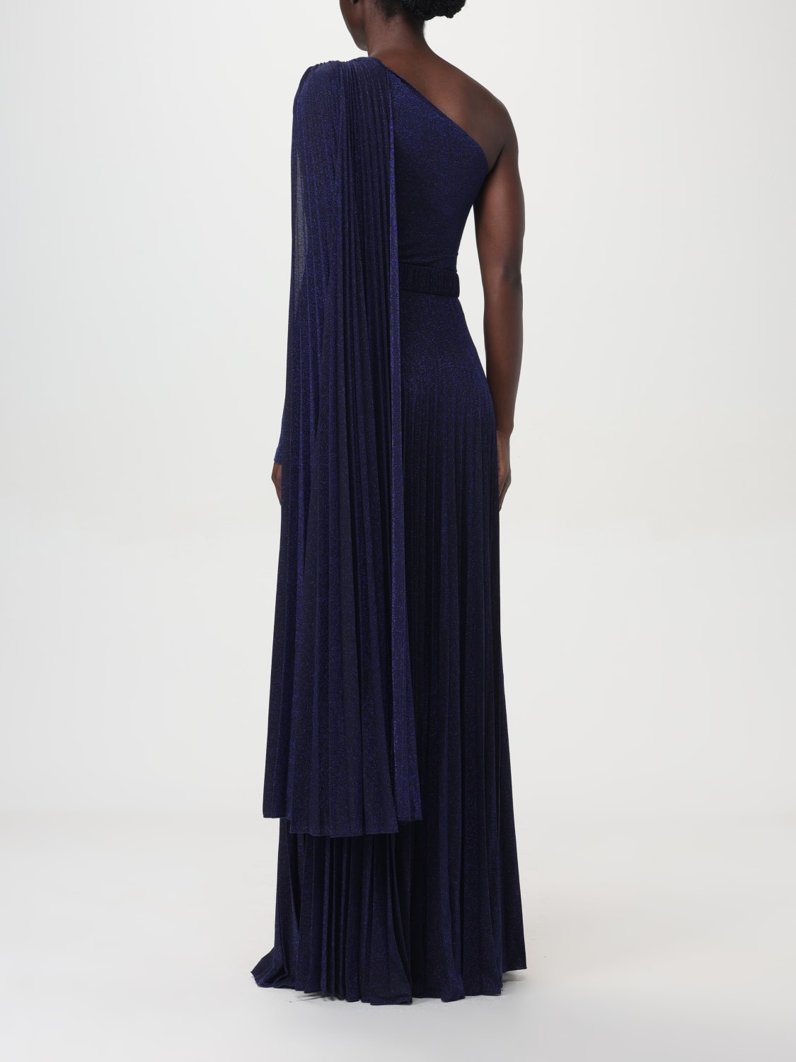 ELISABETTA FRANCHI DRESS: Dress woman Elisabetta Franchi, Navy - Img 2