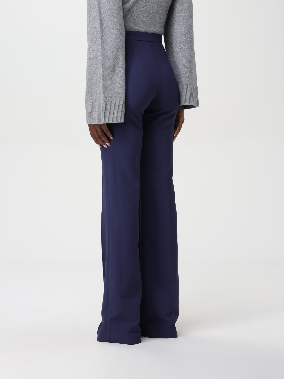 ELISABETTA FRANCHI PANTS: Pants woman Elisabetta Franchi, Blue - Img 2