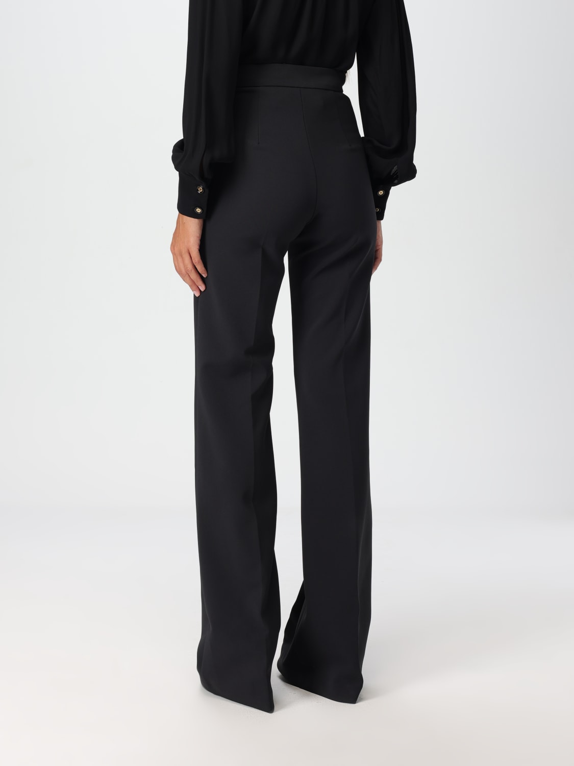 ELISABETTA FRANCHI PANTS: Pants woman Elisabetta Franchi, Black - Img 2