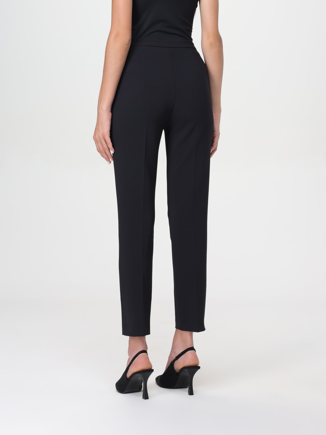 ELISABETTA FRANCHI PANTS: Pants woman Elisabetta Franchi, Black - Img 2