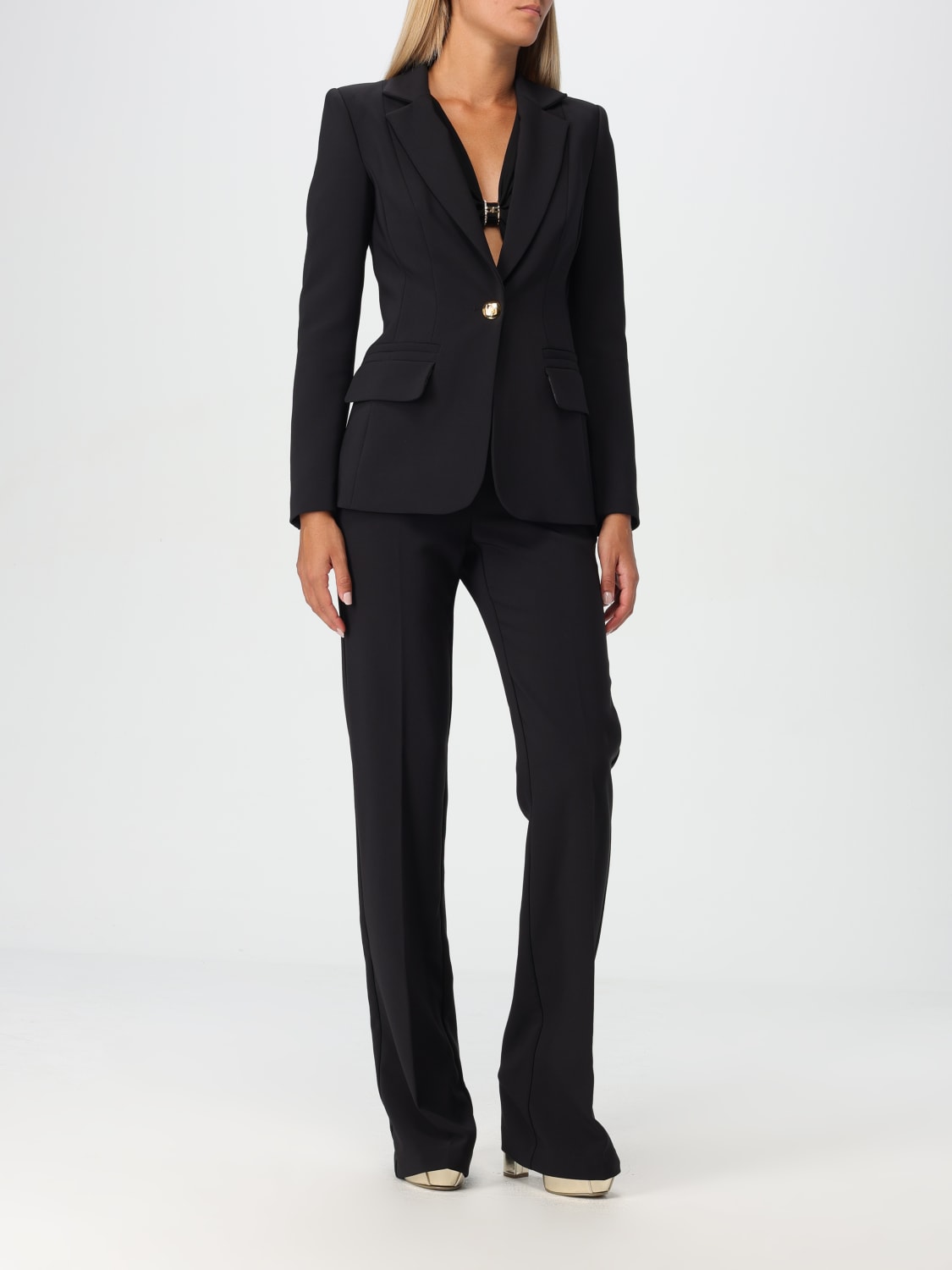 ELISABETTA FRANCHI SUIT: Suit woman Elisabetta Franchi, Black - Img 2