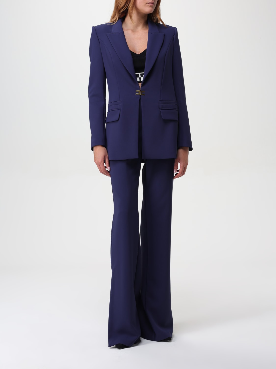 ELISABETTA FRANCHI SUIT: Suit woman Elisabetta Franchi, Blue - Img 2