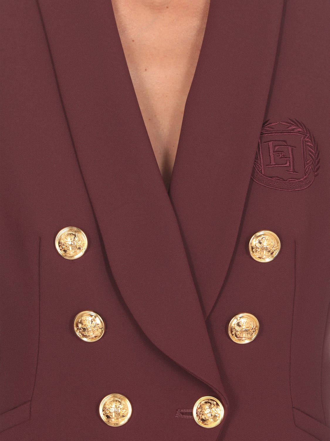 ELISABETTA FRANCHI SUIT: Suit woman Elisabetta Franchi, Burgundy - Img 3