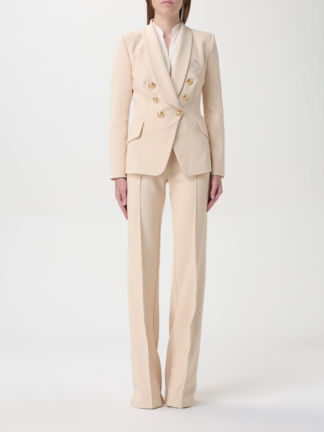 ELISABETTA FRANCHI SUIT: Suit woman Elisabetta Franchi, Yellow Cream - Img 1