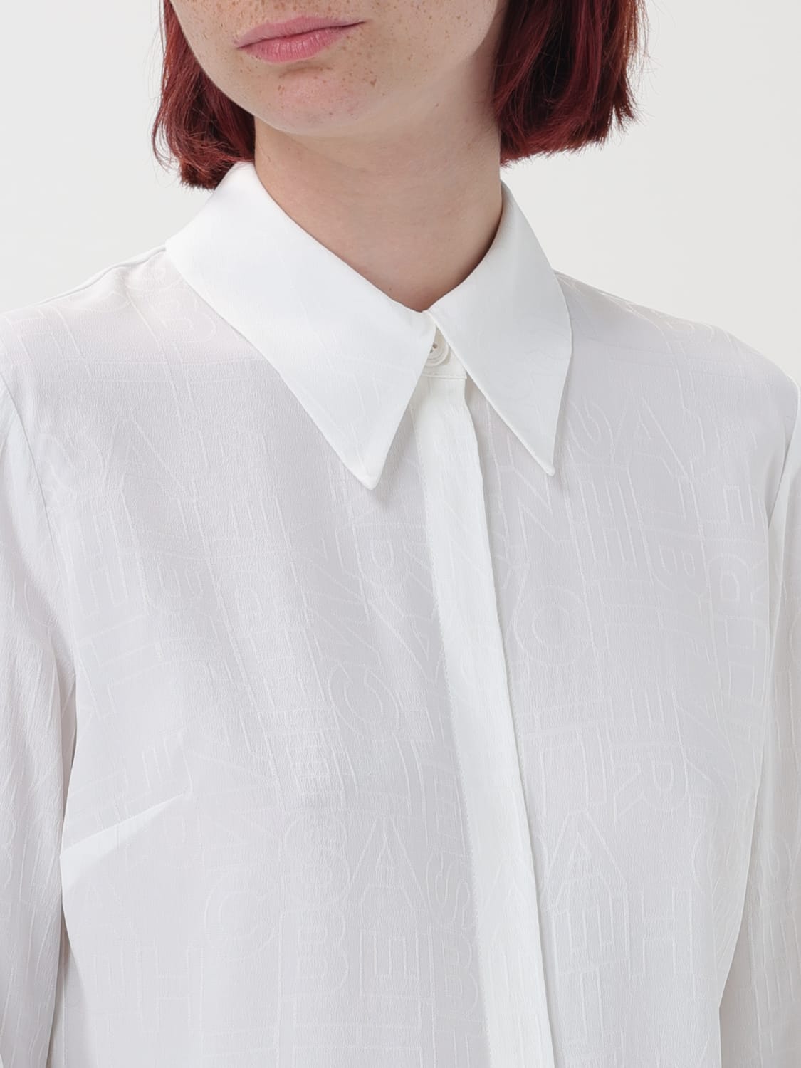 ELISABETTA FRANCHI SHIRT: Shirt woman Elisabetta Franchi, White - Img 3