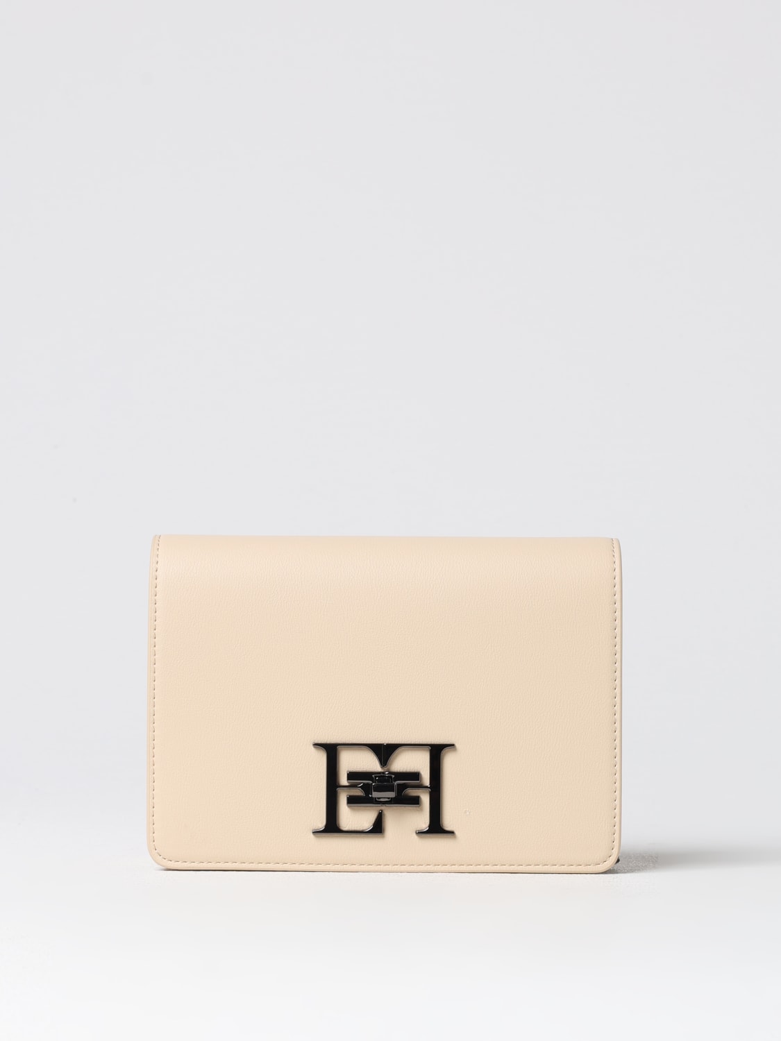 ELISABETTA FRANCHI MINI BAG: Shoulder bag woman Elisabetta Franchi, Cream - Img 1