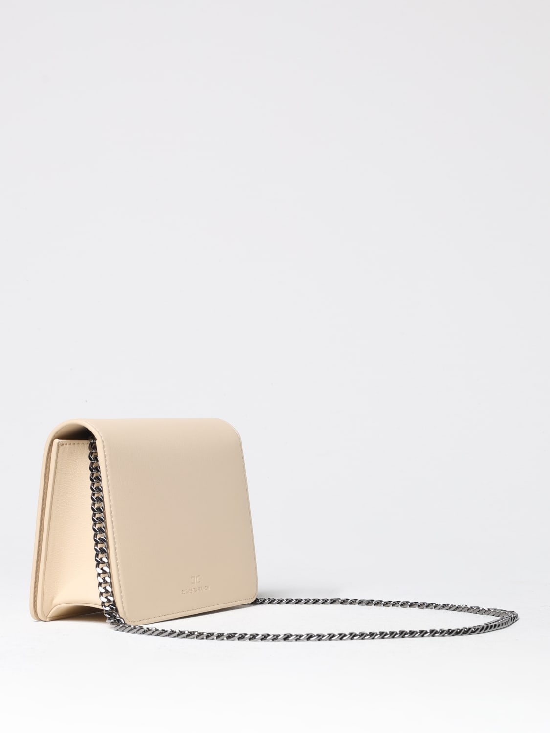 ELISABETTA FRANCHI MINI BAG: Shoulder bag woman Elisabetta Franchi, Cream - Img 2