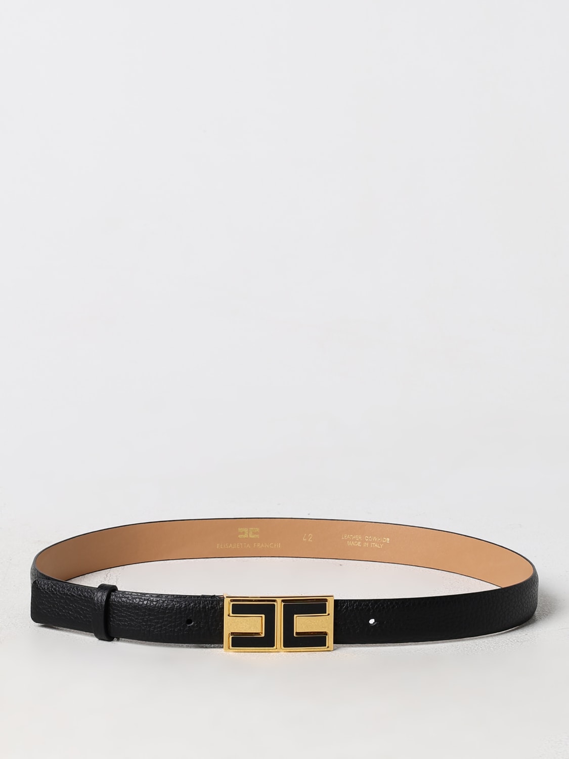 ELISABETTA FRANCHI BELT: Belt woman Elisabetta Franchi, Black - Img 1