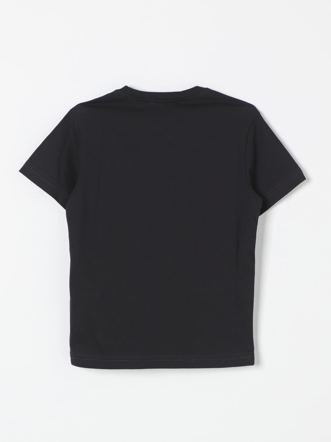 DSQUARED2 T-SHIRT: T-shirt basic con mini logo Dsquared2 Junior, Nero - Img 2